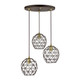 Geometrix Three Light Pendant (46593-07)