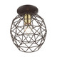 Geometrix One Light Flush Mount (46598-07)