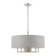 Livex Lighting - 46736-91 - Seven Light Chandelier - Dakota - Brushed Nickel