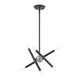 Livex Lighting - 46773-76 - Six Light Chandelier - Soho - Scandinavian Gray w/ Brushed Nickels