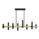 Helsinki Eight Light Linear Chandelier (46868-07)