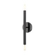 Livex Lighting - 46981-46 - Two Light Wall Sconce - Monaco - Black Chrome