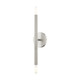 Livex Lighting - 46981-91 - Two Light Wall Sconce - Monaco - Brushed Nickel