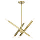 Livex Lighting - 46984-01 - Six Light Chandelier - Monaco - Antique Brass
