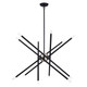 Livex Lighting - 47007-04 - 12 Light Chandelier - Soho - Black