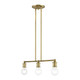 Lansdale Three Light Linear Chandelier (47163-01)