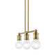 Lansdale Three Light Linear Chandelier (47163-01)
