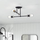 Delacroix Four Light Semi-Flush Mount (47176-04)