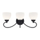 Livex Lighting - 4753-04 - Three Light Bath Vanity - Brookside - Black