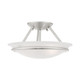 Livex Lighting - 4823-91 - Two Light Ceiling Mount - Newburgh - Brushed Nickel