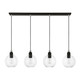 Downtown Four Light Linear Chandelier (48976-04)