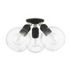 Downtown Three Light Semi-Flush Mount (48978-04)