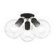 Downtown Three Light Semi-Flush Mount (48978-04)