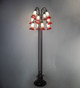 Seafoam/Cranberry 12 Light Floor Lamp (185080)