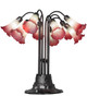 Meyda Tiffany - 185081 - Ten Light Table Lamp - Seafoam/Cranberry - Mahogany Bronze