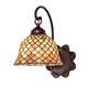 Tiffany Fishscale One Light Wall Sconce (18631) Tiffany Fishscale One Light Wall Sconce (18631)