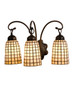 Meyda Tiffany - 18647 - Three Light Wall Sconce - Terra Bone - Antique