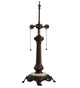 Meyda Tiffany - 18653 - Two Light Table Base Hardware - Rope - Mahogany Bronze