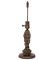 Meyda Tiffany - 18779 - One Light Lantern Base - Cherubs with Lantern - Mahogany Bronze