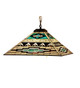 Meyda Tiffany - 19030 - Four Light Pendant - Valencia Mission - Mahogany Bronze Meyda Tiffany - 19030 - Four Light Pendant - Valencia Mission - Mahogany Bronze