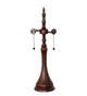 Meyda Tiffany - 19152 - Two Light Table Base Hardware - Fluted - Mahogany Bronze