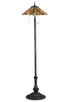 Meyda Tiffany - 19194 - Three Light Floor Lamp - Delta - Mahogany Bronze