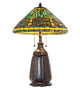 Meyda Tiffany - 194127 - Two Light Table Lamp - Tiffany Dragonfly - Mahogany Bronze
