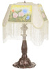 Meyda Tiffany - 20286 - One Light Accent Lamp - Reverse Painted - Mahogany Bronze