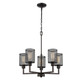 Eglo USA - 203472A - Five Light Chandelier - Verona - Oil Rubbed Bronze