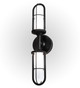 Meyda Tiffany - 213449 - Two Light Wall Sconce - Jaula - Flat Black
