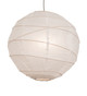 Meyda Tiffany - 213762 - One Light Pendant - Papier - Extreme Chrome