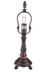 Meyda Tiffany - 22716 - One Light Table Base - Wisteria - Mahogany Bronze
