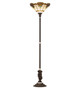 Meyda Tiffany - 228408 - One Light Floor Lamp - Shell With Jewels - Mahogany Bronze