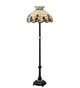 Meyda Tiffany - 228514 - Three Light Floor Lamp - Roseborder - Mahogany Bronze