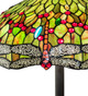Tiffany Hanginghead Dragonfly Three Light Floor Lamp (228851)