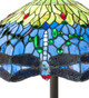 Tiffany Hanginghead Dragonfly Three Light Floor Lamp (229124)
