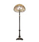 Tiffany Turning Leaf Three Light Floor Lamp (229125)