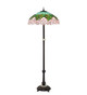 Tiffany Cabbage Rose Three Light Floor Lamp (229130) Tiffany Cabbage Rose Three Light Floor Lamp (229130)