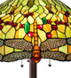 Tiffany Hanginghead Dragonfly Three Light Floor Lamp (229131) Tiffany Hanginghead Dragonfly Three Light Floor Lamp (229131)