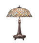 Tiffany Fishscale Three Light Table Lamp (230462)