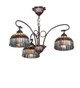 Meyda Tiffany - 231065 - Three Light Chandelier - Tiffany Candice - Mahogany BronzeMahogany Bronze