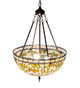 Tiffany Turning Leaf Three Light Pendant (232184)