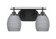 Toltec Lighting - 2612-MB-4022 - Two Light Bath Bar - Odyssey - Matte Black