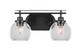 Toltec Lighting - 2612-MB-4100 - Two Light Bath Bar - Odyssey - Matte Black