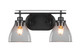 Toltec Lighting - 2612-MB-4760 - Two Light Bath Bar - Odyssey - Matte Black