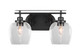 Toltec Lighting - 2612-MB-4810 - Two Light Bath Bar - Odyssey - Matte Black