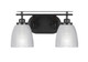 Toltec Lighting - 2612-MB-500 - Two Light Bath Bar - Odyssey - Matte Black