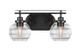 Toltec Lighting - 2612-MB-5110 - Two Light Bath Bar - Odyssey - Matte Black