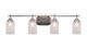 Toltec Lighting - 2614-BN-300 - Four Light Bath Bar - Odyssey - Brushed Nickel