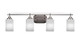 Toltec Lighting - 2614-BN-3001 - Four Light Bath Bar - Odyssey - Brushed Nickel